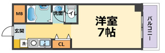 【間取り】 | アンボワーズ武庫川（鳴尾駅・武庫川女子大・兵庫医大） | アンボワーズ武庫川の間取りです♪