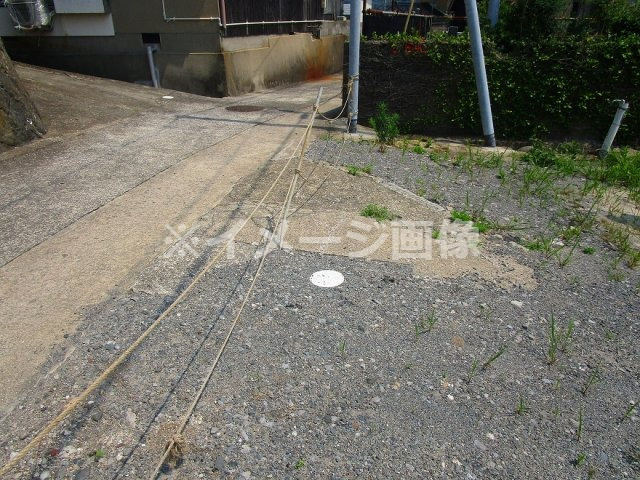 鎮西町売土地の前面道路含む現地写真