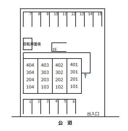 リバティーハウスのその他|配置図