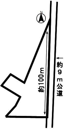 ４９７７８　美濃市生櫛土地　の区画図
