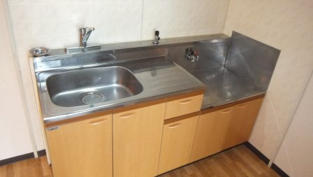 セジュール曙のキッチン|ガスコンロ設置可能です。