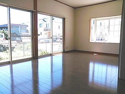 【居間・リビング】 | つくば市二の宮　テラスハウス | 使いやすい居間です