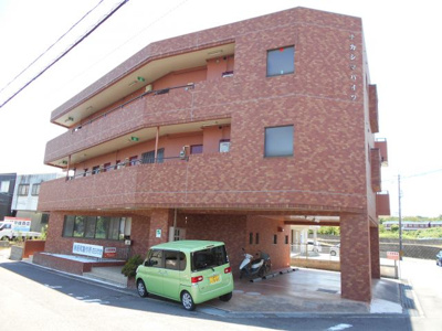 【外観】 | ナカシマハイツ | 落ち着いたカラーのタイルの外観です！