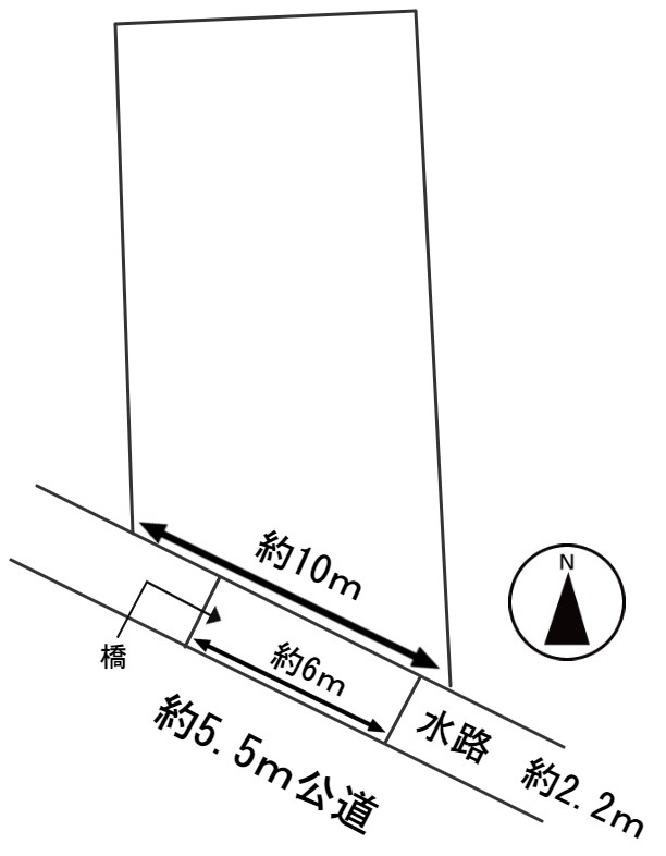 ４８４８０　岐阜市粟野西１丁目土地の区画図