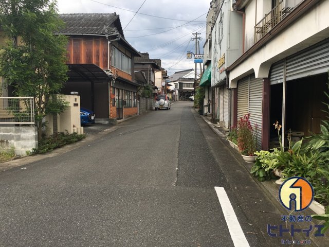 朝倉市杷木池田　売地の前面道路含む現地写真