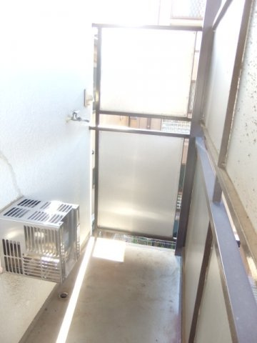 グリーンハイツの玄関