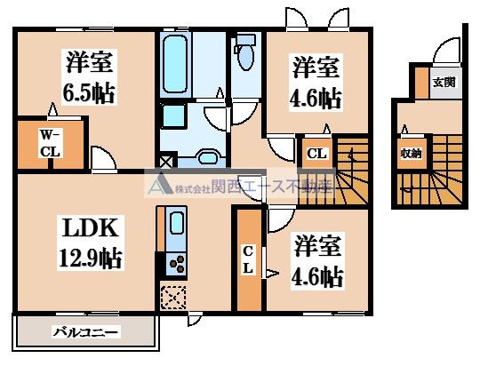 【間取り】 | セントコリーヌB棟