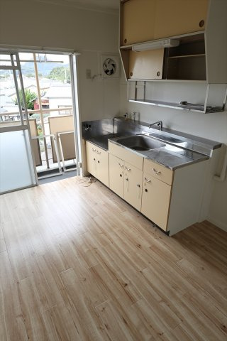 ビレッジハウス大乗2号棟のキッチン