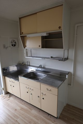 ビレッジハウス大乗2号棟のキッチン