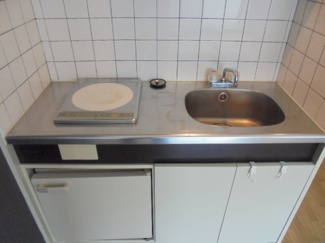 【キッチン】 | 千里山ビレッヂ | ミニ冷蔵庫付き★