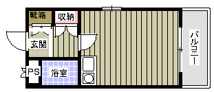 【間取り】 | 千里山ビレッヂ | 間取り