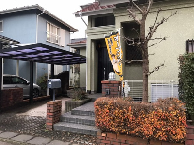 【駐車場】 | 守谷市みずき野「三井ホーム施工」角地・和室続き間の家 | カーポート付き