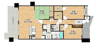 【間取り】 | ローレルコート千里山星が丘 | 75㎡超の3SLDK★
