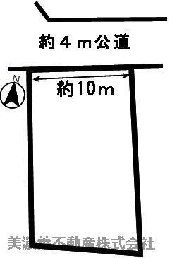 ５００９１　岐阜市日野東土地　の区画図