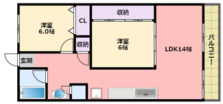 【間取り】 | 第一ハイツシャトー
