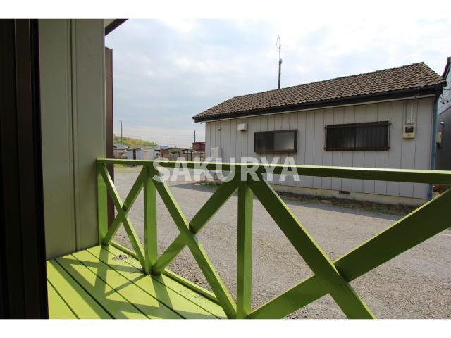 グリーンピア毛野のバルコニー|現状と異なる場合があります。