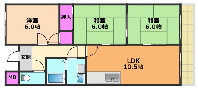【間取り】 | エスタシオンドパス