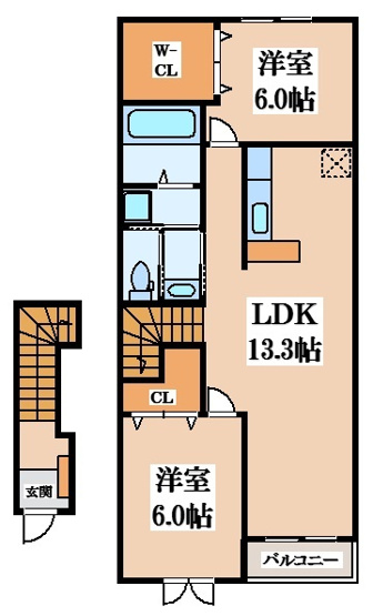 【間取り】 | リュエルメゾンTY