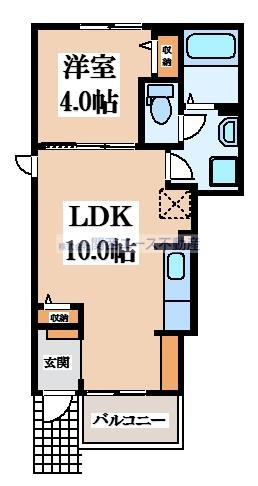 【間取り】 | カーサコルティーレⅡ