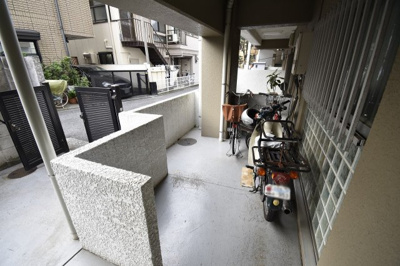 【その他共用部分】 | クレードル北千束 | バイク置場スペースです。