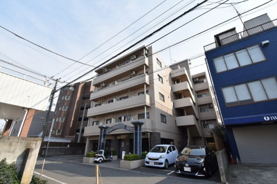 【外観】 | パルミナード多摩川 | 南向き・南東角部屋！足音等階下の心配のない1階住居につき子育てにも適した環境です♪