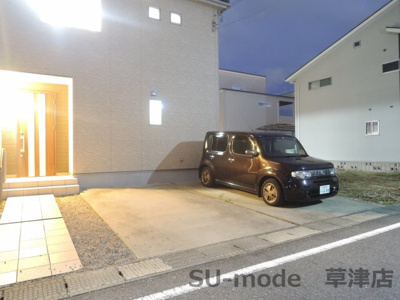 【駐車場】 | 栗東市川辺貸家