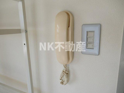 【セキュリティ】 | フォーレスト1（東花園賃貸） | インターフォンです