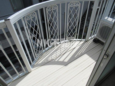 【バルコニー】 | フォーレスト1（東花園賃貸） | 陽当たり良好なバルコニーです