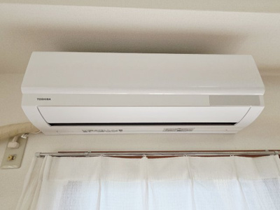 【設備】 | 菅長ビル | 菅長ビル　洋室６帖にあるエアコン
