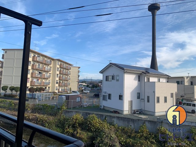 メゾネット小枝の展望|バルコニーからの眺望です