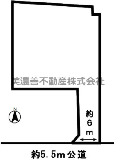 ５２８２４　瑞穂市十九条土地の区画図