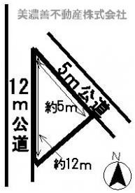 ２８３７２　山県市岩佐土地の区画図
