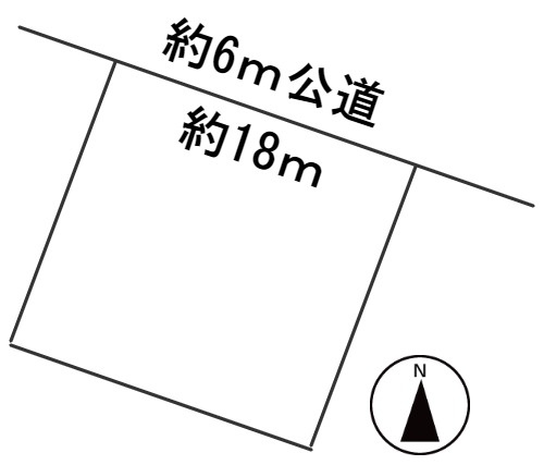 ３８４４６　岐阜市石谷土地の区画図
