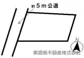 ４０８０３　関市山田土地の区画図