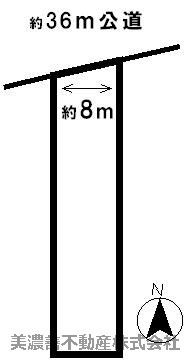 ４２５０７　岐阜市薮田南土地の区画図