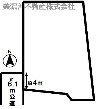 ４３１２２　岐阜市長良雄総土地の区画図