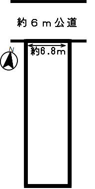 ４８６５９　岐阜市萱場東町土地の区画図