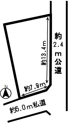 ５０６７９　本巣市下福島土地　の区画図