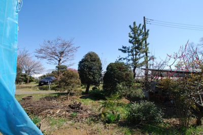 【展望】 | 神米金2期新築　土間玄関のある平屋風住宅 | 東側眺望です。
大きな建物がなく別荘地のようなのどかな環境です。