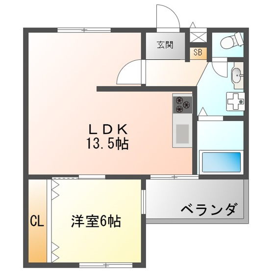 【間取り】 | 桂尾山サンハイツ