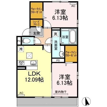 【間取り】 | センチュリー中央町A