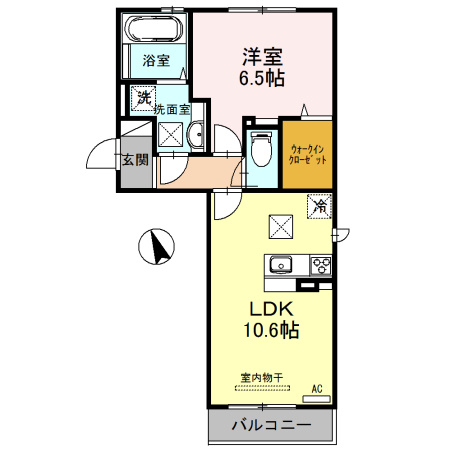 サンホーム富士の間取り|設備充実！