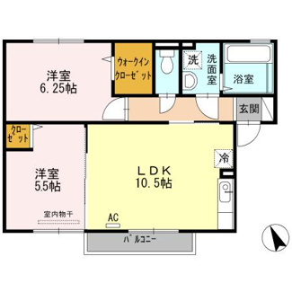 【間取り】 | セジュール上野浦　Ⅲ