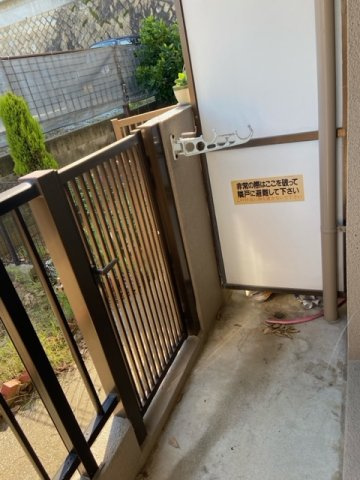 フルールド西神戸のバルコニー