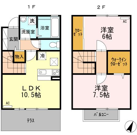 【間取り】 | シャン・ド・フルール