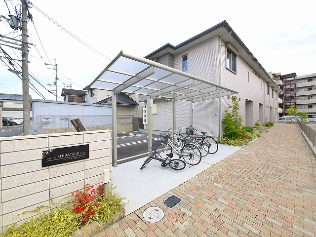 ラシーネ芝辻ルーチェのその他共用部分|駐輪場です