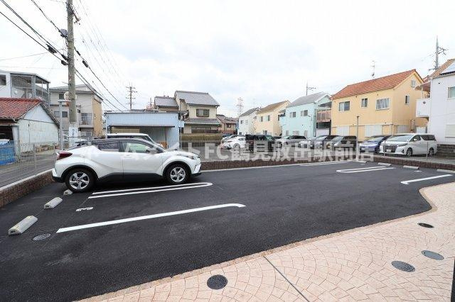 オベルジーヌの駐車場