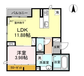 プロムナード新堀の間取り