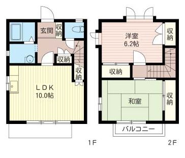【間取り】 | 唐戸テラスA【SHM】