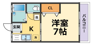 【間取り】 | フローラルⅡ